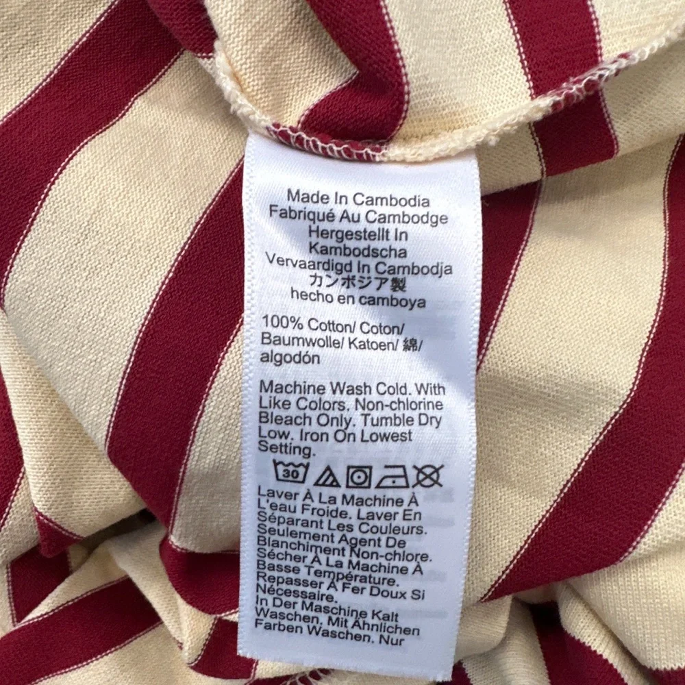 NWT - J. CREW striped tee - sz M - Picture 3 of 3